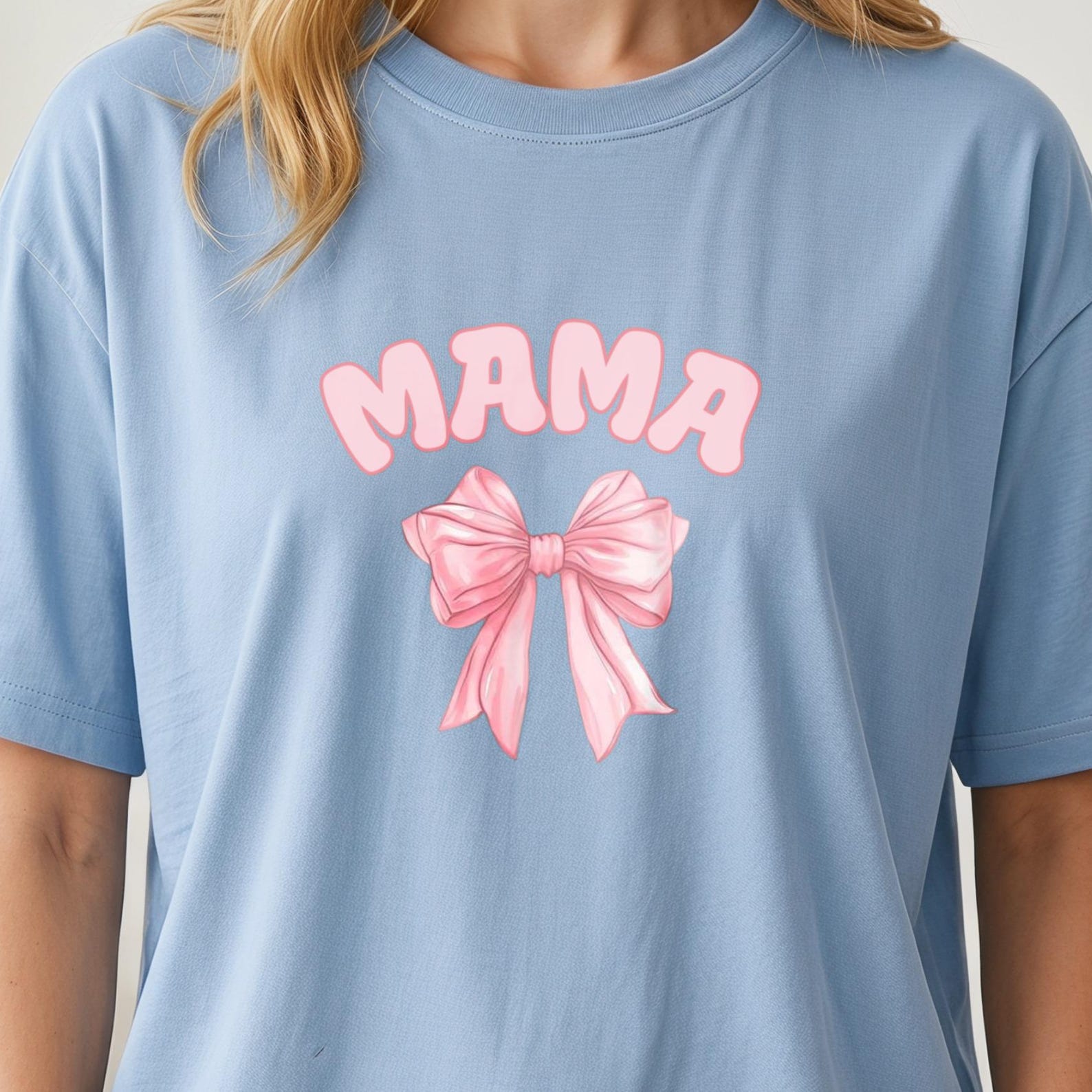 Matching Family Birthday Shirts, Pink Bow Mama Dada Tee Set, Cute Coquette Mom Dad Birthday Party Tops, Family Squad Gift For Men Women S