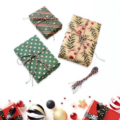 3 Pezzi Sacchetto Regalo Albero di Natale Ornamenti Decorazioni Scatoline Decorazione Natalizia