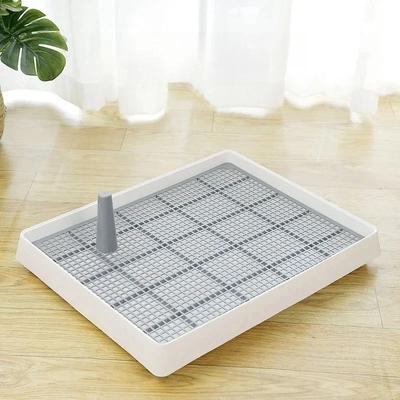 Plastic Pet Dog Toilet Training Tray-Puppy Pee Urinal Lavatory Basin Chiens Pets WC Cleaning Potty for Mess-Free Toilet Training
