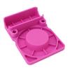 Cup Drainer Rack Silicone Water Bottle Drying Rack Cup Stand with Lid and Straw Holder for Countertop Rose Red
