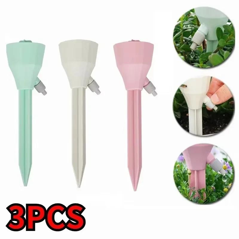 Instrument automat de irigare pentru grădină, kituri de udare, 3 buc, sistem de irigare prin picurare, sistem automat de udare a plantelor de casă, ghivece de flori