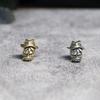 Smoking Duck Detective EDC Brass Knife Beads Cartoon Animal Pendants DIY Woven Umbrella Rope Lanyard Charms Paracord Accessories
