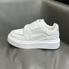 Board Shoes Spring New Leather Breathable Platform Sports Casual Shoes Cs
