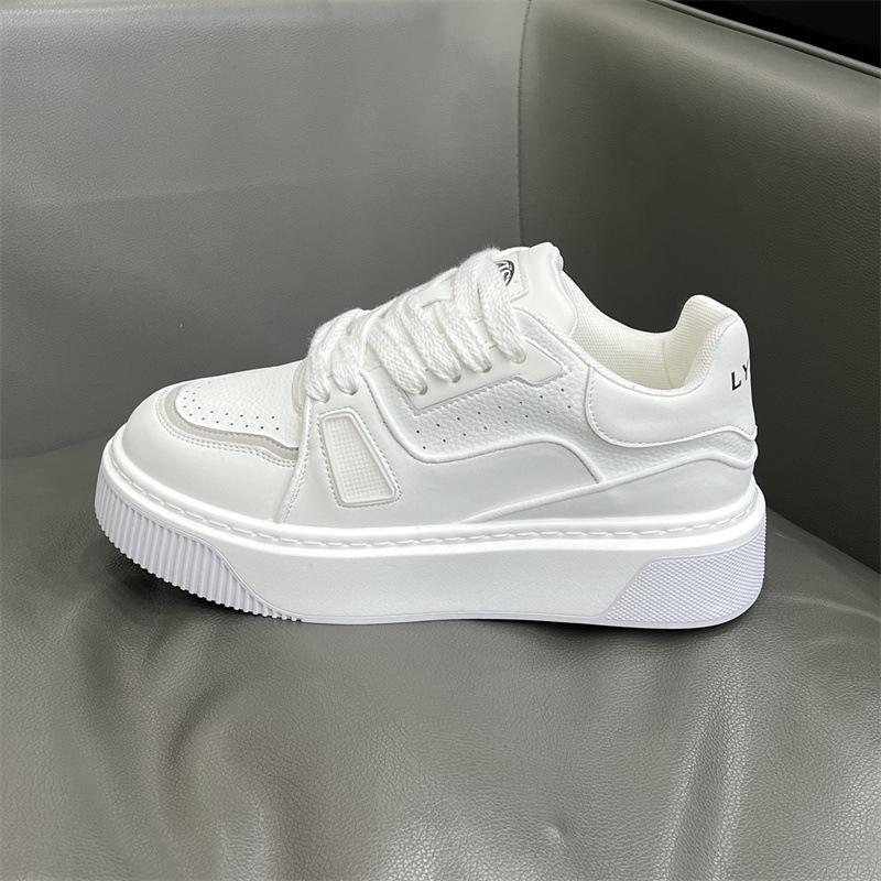 Кеды весна новые кожаные дышащие на платформе спортивные повседневные обувь cs 38