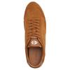 Coach De Xun Leather Suede Round Toe Flat Low Top Casual Shoes Women sneaker Brown CAQ41-Y2G