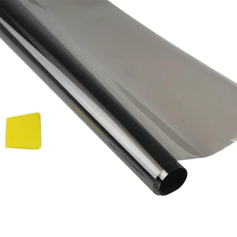 6M X50CM VLT Black Car Window Foils G Film Roll With Tube Package Auto Home Window Glass Solar UV Protector Sticker Films