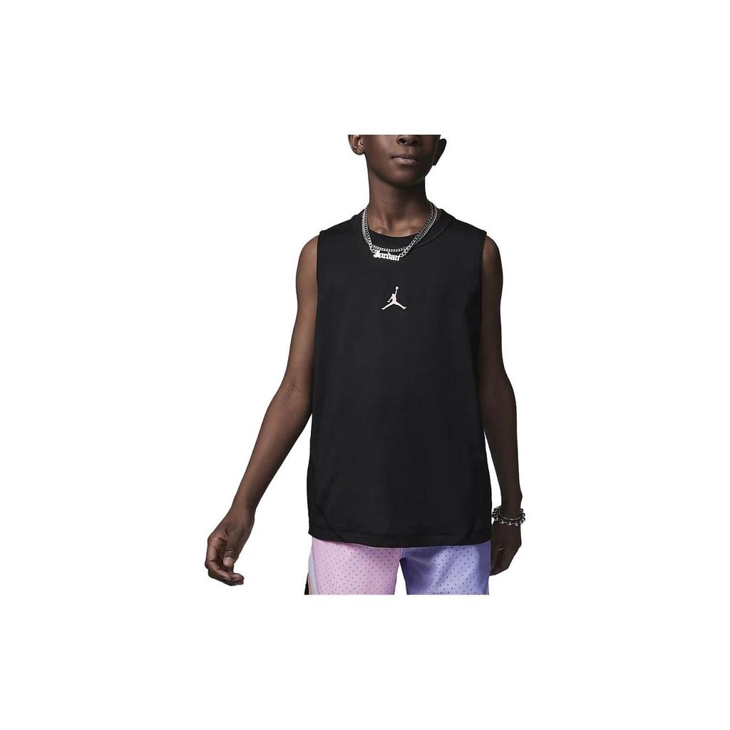 Jordan Kids Logo Sleeveless Casual Tank Top Kids Tops Black FQ0666-010