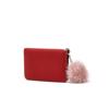 Daks Zalea Jelly Pom Pom 2 Tier Slim Card Wallet Red Dcho6f901r2