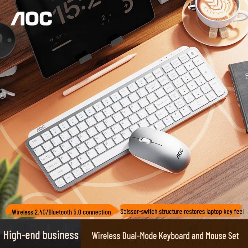 AOC Wireless Bluetooth Keyboard Mouse Set