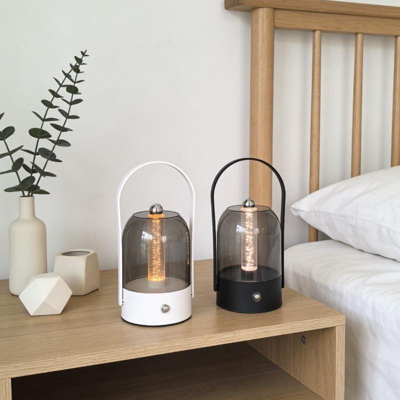 Portable Camping Lantern, Type‑C Rechargeable Dimmable LED Night Light, Indoor & Outdoor Atmosphere Lamp for Camping, Bedroom Home Decor