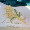 Multi-Layer Flower Brooch Anti-Exposure Women'S Fashion Brooch Modern Commute Brooch Stylish For Waist Cinching Office Gift