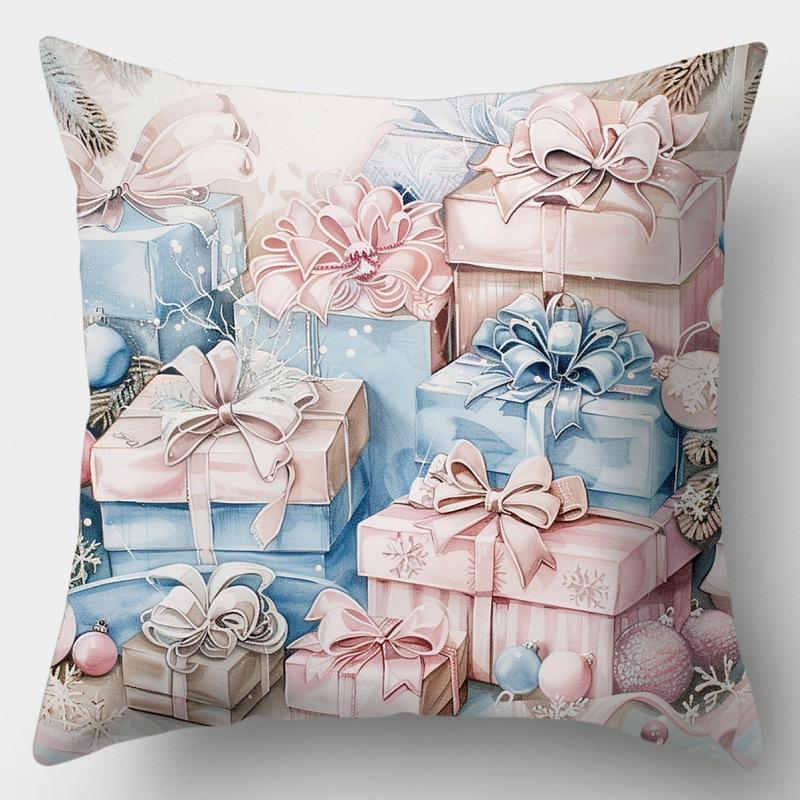 Christmas Pillowcase Office Seat Cushion Home Bedside Pillowcase