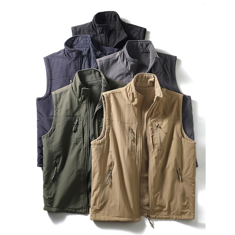 Tactical Vest Double-Sided Men's Clothing Fishing Vest Outdoor