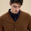 EMZ Erdos Men's Cashmere Blend V-Neck Cardigan