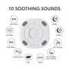 Portable Baby White Noise Sleep Machine 10 Soothing Sounds 7 Night Light Colors Sleep Sound Player Timer for Baby Kids Adults