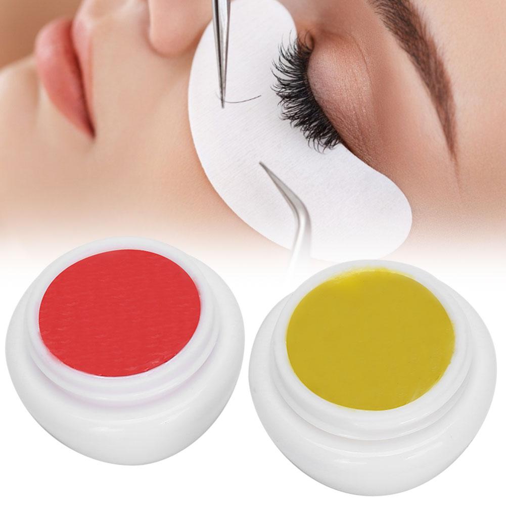 10g Eyelash Glue Remover No Stimulation Eyelash Extension Glue Adhesive Remover(5g Watermelon +5g Banana Flavor )