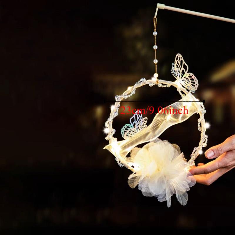 Handmade Mid-Autumn Festival Lantern DIY DIY Material Bag Light-Up Butterfly Lantern  Toy
