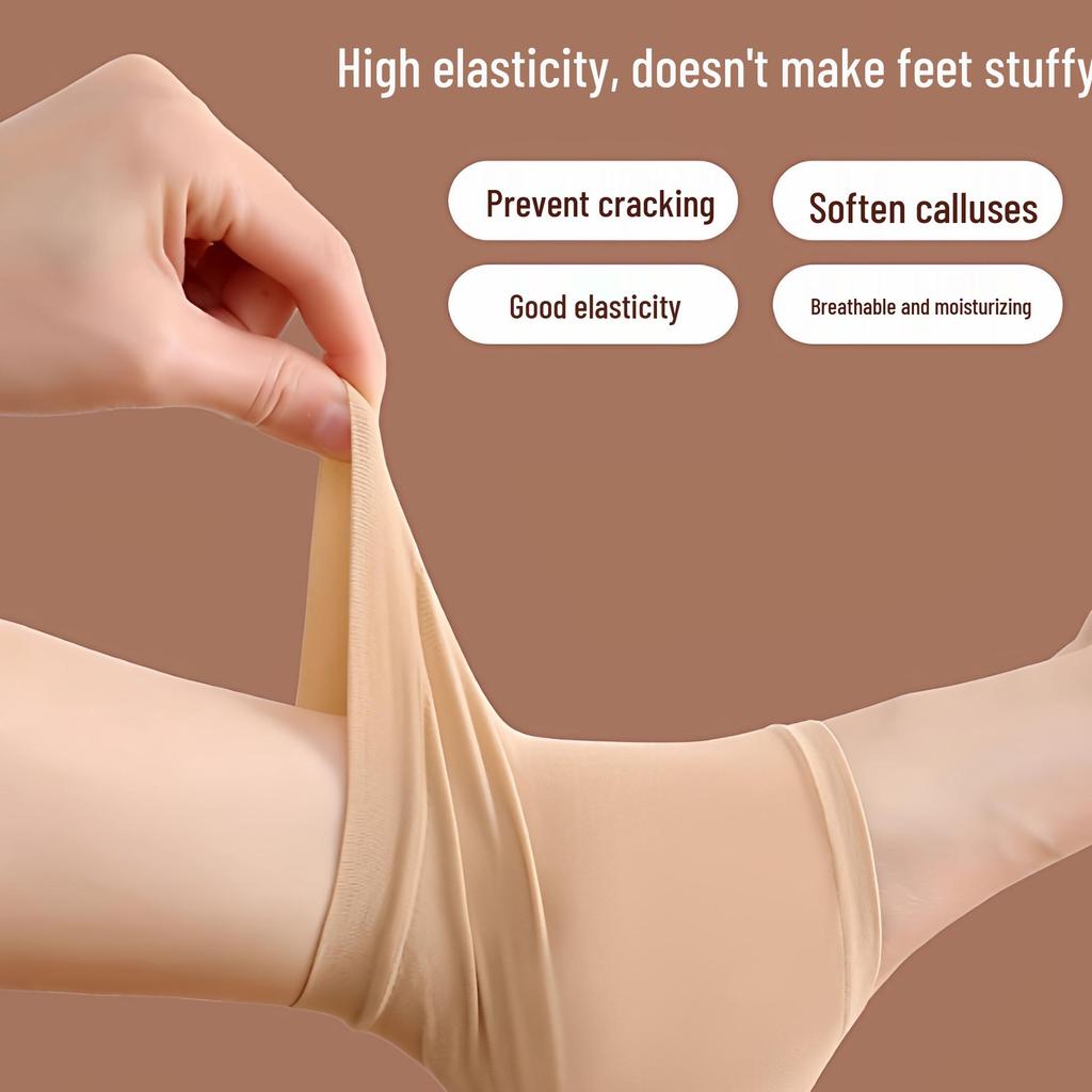 Ultra-Thin Heel Protection Socks - Prevent Cracks & Dryness
