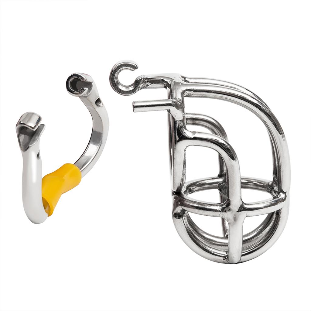 Ergonomic Stainless Steel Stealth Lock Male Chastity Device,Cock Cage,Penis Lock,Cock Ring,Chastity Belt, S056