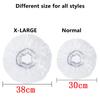 1Pc Oversized Large Transparent Shower Cap Reusable Pvc Waterproof Oil Baking Bathing Hat for Women Men Thick Long Braids Hair