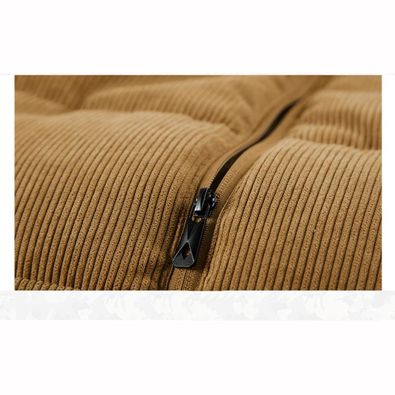 Winter Fleece Warme Westen Mäntel Herren Stehkragen Verdicken Herrenjacke Ärmellose Weste