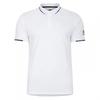 Mens Ribbed Cuff Polo Shirt