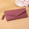 2025 Women's Slim Wallet: Long Style, Multi-Card Slots, Money Clip, and Clutch Bag