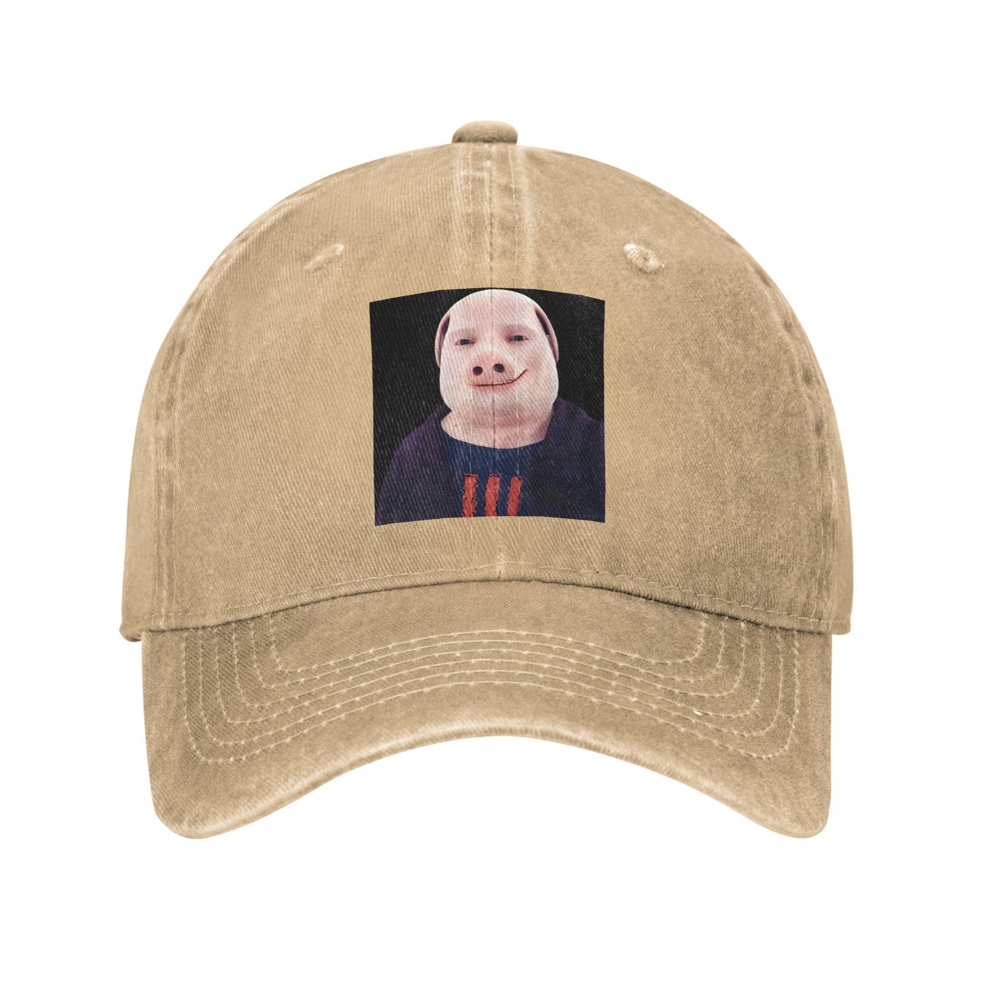 

John Pork Is Calling Denim Cap Casual Baseball Caps Adjustable Hat Summer Unisex Baseball Hats One Size