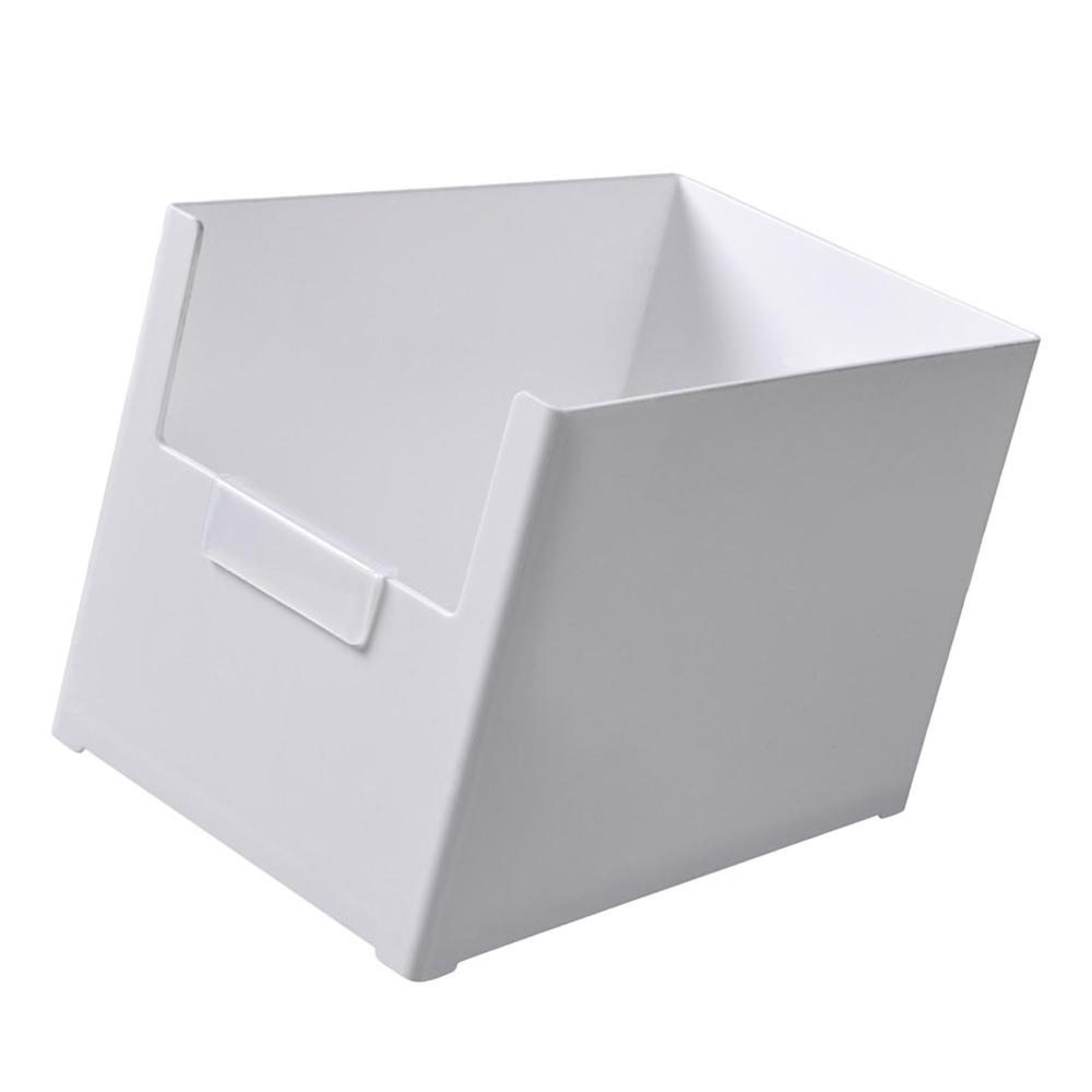 Stackable Open Front Organizer Bin Plastic Drawer Organizer Stackable Storage Bins  Home