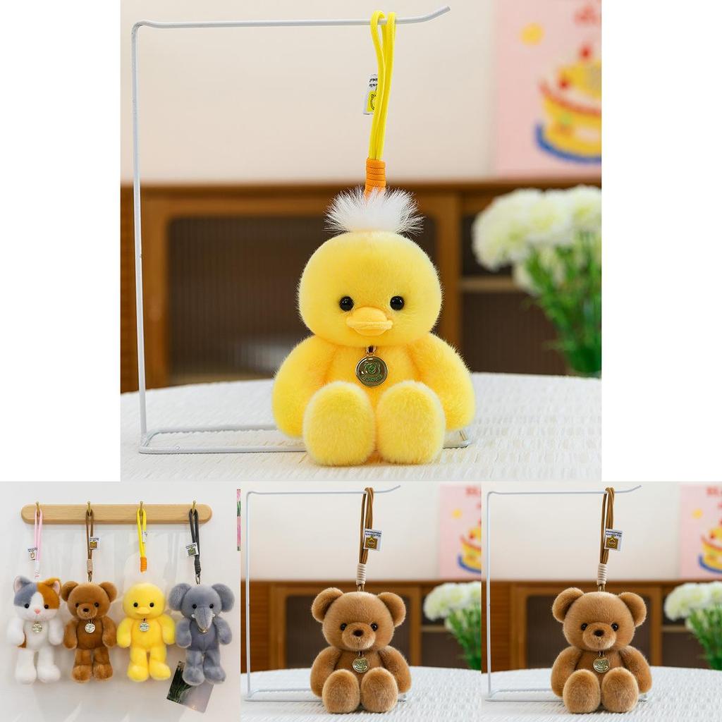 Plush Bunny Pendant Soft Toy For Kids Gift And Backpack Decoration
