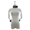 SacKnove Flirt SM Sex Toy Neck Back Restraint Bedroom Lockable Key Chain Bondage Gear Adjustable PU Leather Handcuffs for Woman