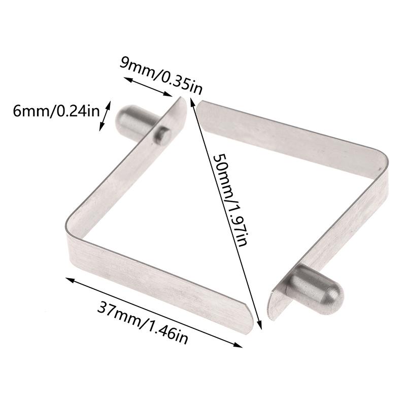 10 Adet 6*9mm Çift Tekli Delik Düğme Klipsleri Kayak Kürek Snap Yaylı Klips Çadır Direği Tüp Kilidi Tente Teleskopik Mermi