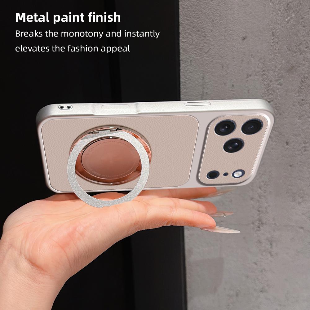 Phone Case For VIVO S60 S50 S30 Pro Mini S20 S19 S18 S18E S17 S17E S16 S16E 5G with MagSafe Ring Stand Cover