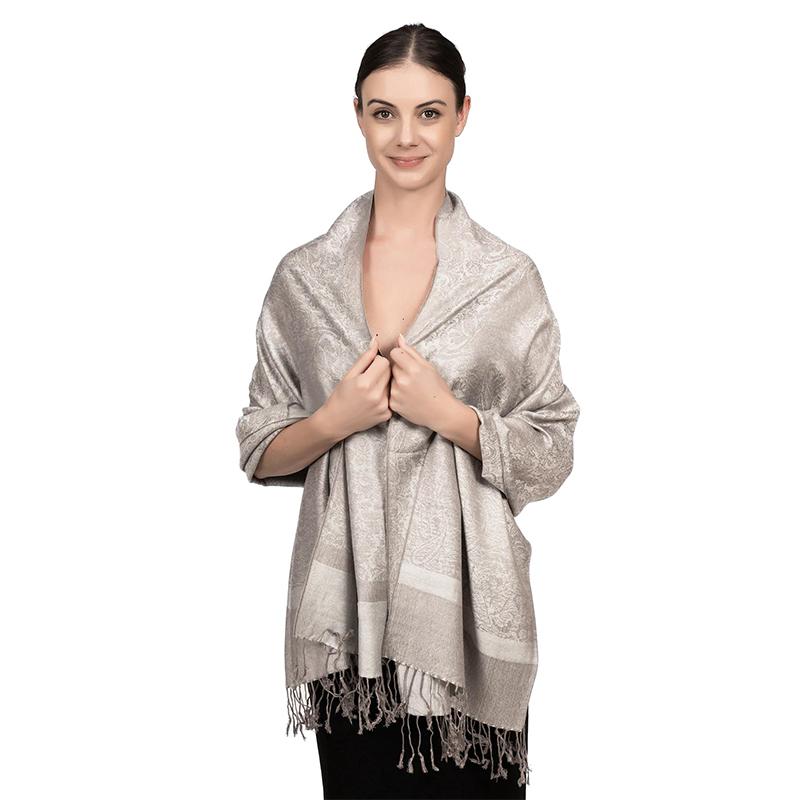 Jacquard Scarf Women Luxury Fashion Thick Soft Lady Scarves Stole Shawl Muslim Hijab Wrap Headband Neckerchief Bandana