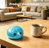 Übergroße Glitzer-Knödel-Squishies Weiches Langsam Rückprallendes Sensorisches Quetschspielzeug Linderung von Angst Fidget Stressball Bürogeschenke