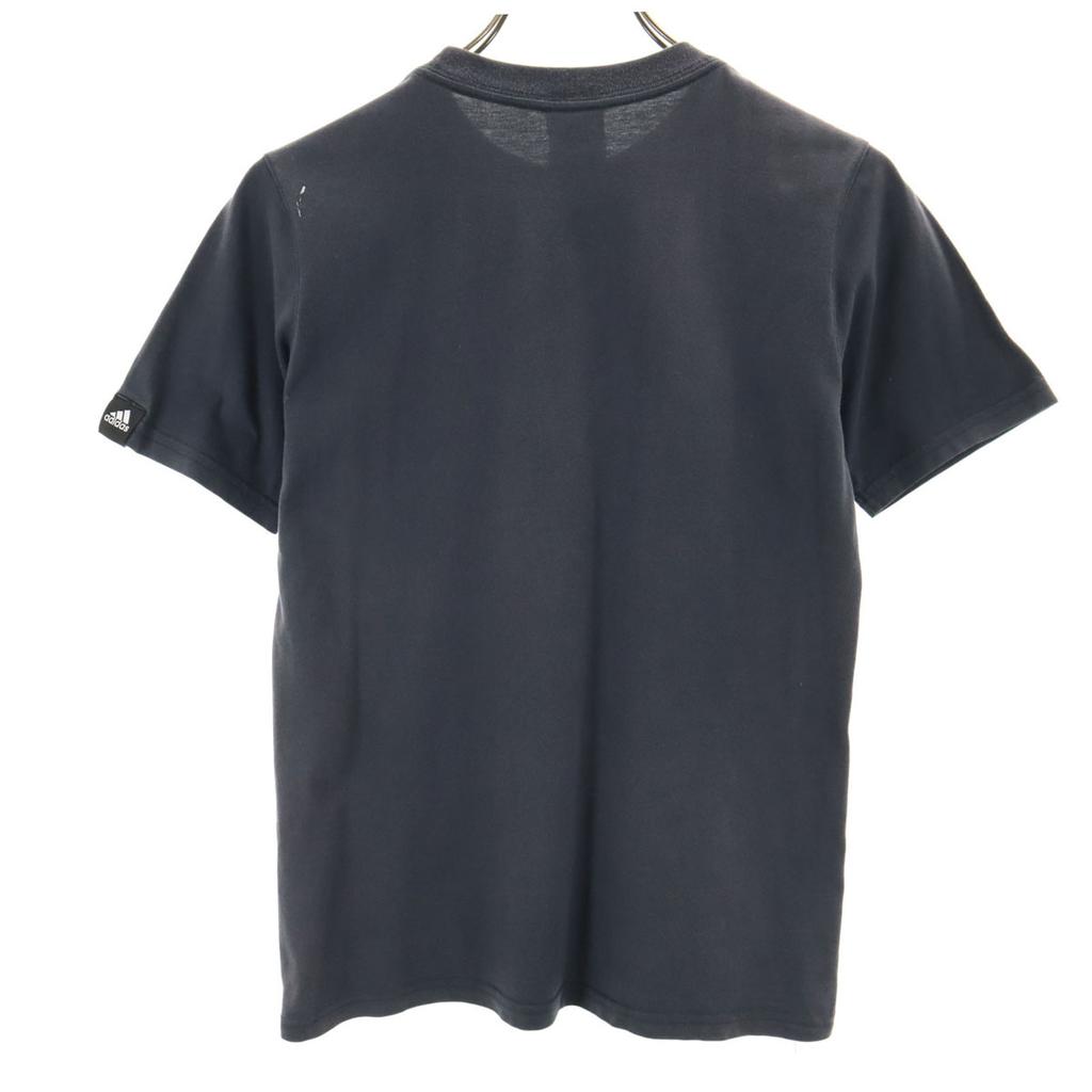 Adidas Short Sleeve T-shirt 140 Charcoal Gray Kid's Used
