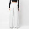 Nike High-Waist Slit Hem Wide-Leg Sports Pants With Embroidered Logo Women Bottoms Ice-Blue DQ5615-025