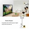 Adjustable Projector Ceiling Stand 360 Degree Rotation Projector Bracket  Home Theater