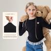 Classic Teddy Girls' Long-Sleeve Lace-Trim T-Shirt