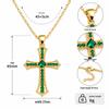 S925 Sterling Silver Diamond Cross Choker Necklace - Showerproof, American Hip Hop Style