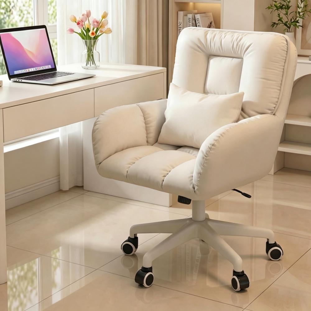 Computer Chair Soft Office Chair Desk Chair Dressing Table Chair College Student Desk Makeup Stool Office Swivel Chair