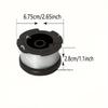 3/6 mowing rope, trimming line, replacement spool, nylon mowing line, mowing rope - suitable for lawn mowers and pruners