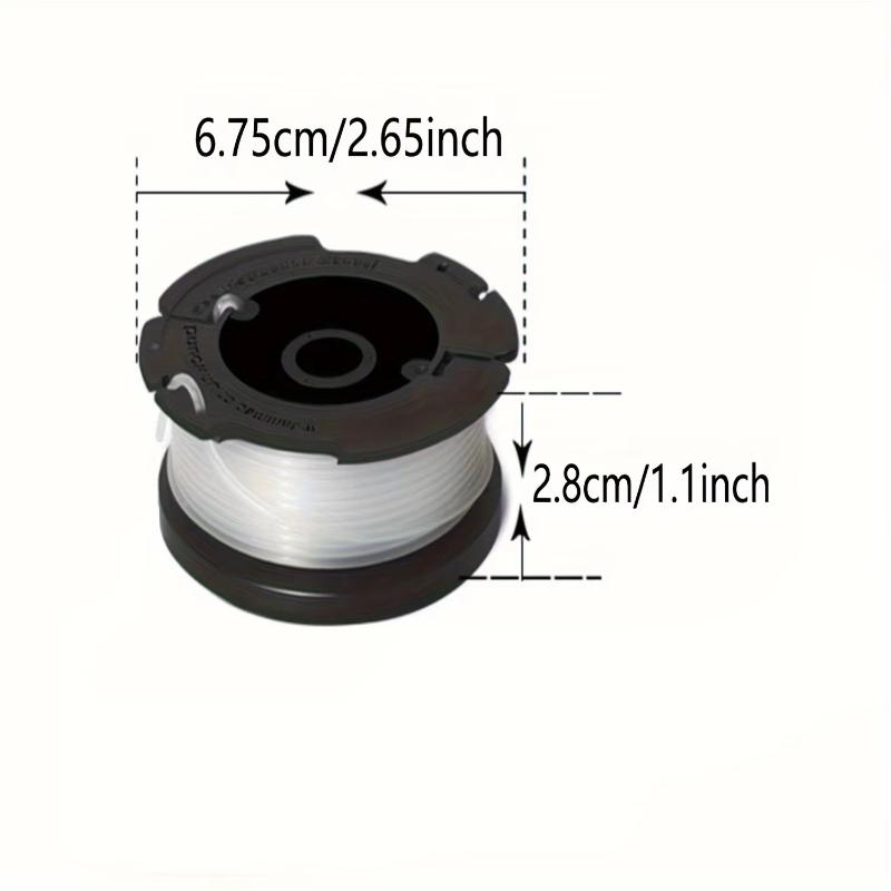 3/6 mowing rope, trimming line, replacement spool, nylon mowing line, mowing rope - suitable for lawn mowers and pruners