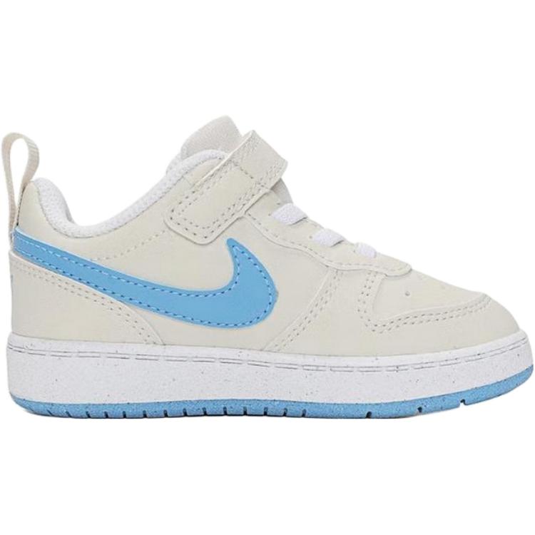 New Nike Court Borough Anti Slip Wear Resistant Low Top Toddler Shoes Beige Infant And Toddler DV5458-120