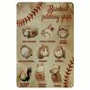 Vintage Metal Tin Sign Retro Baseball Wall Art Home Bar Garage Man Cave Pub Decor 8x12 Inch