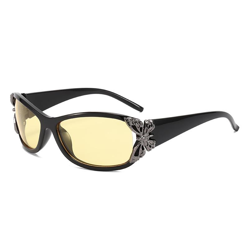 

JYL TS Headband Cat Eye Sunglasses UV Protection Style 242 A-3955 спаржевий