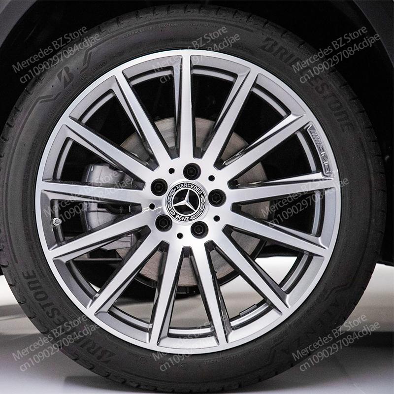 For Mercedes Benz 4pcs 56mm 75mm Car Wheel Center Hub Caps Cover Auto Accessories Mercedes Benz Amg C180 C200 C260 W108 W124 W126 W140 W168 W176