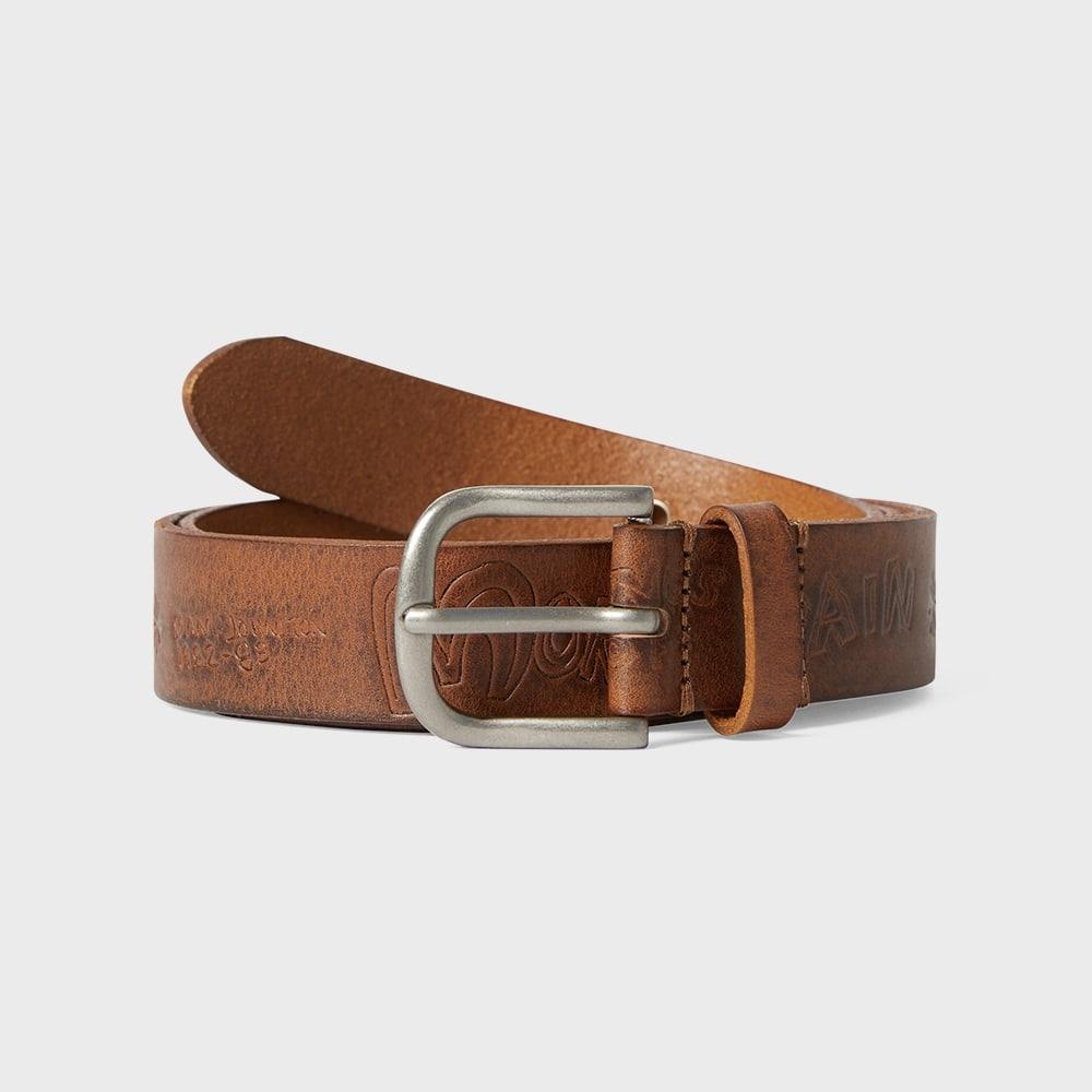 Этот Никогда Тот Тнт Дэниел Джонстон Кожаный Ремень Коричневый F