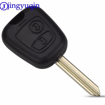 Jingyuqin 2 Tasten Fernbedienung Autoschlüssel Gehäuse Schale Fob Abdeckung Für Peugeot Partner Expert Boxer SX9 Für Citroen C-Elysee