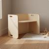 U-Shaped Children's Desk Set Rounded Edges for Nursery School, Preschoolers